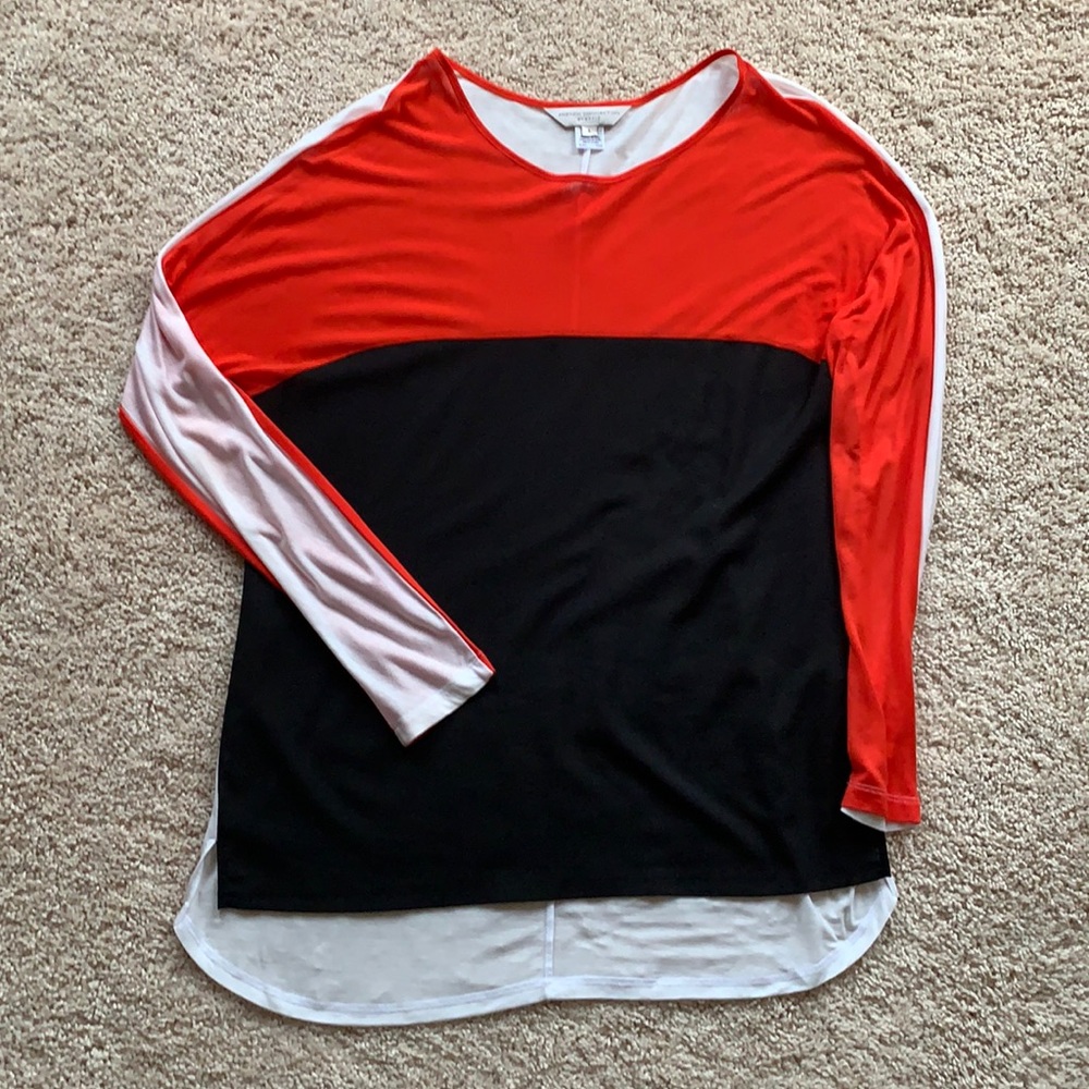 French connection High Low Dolman shirt